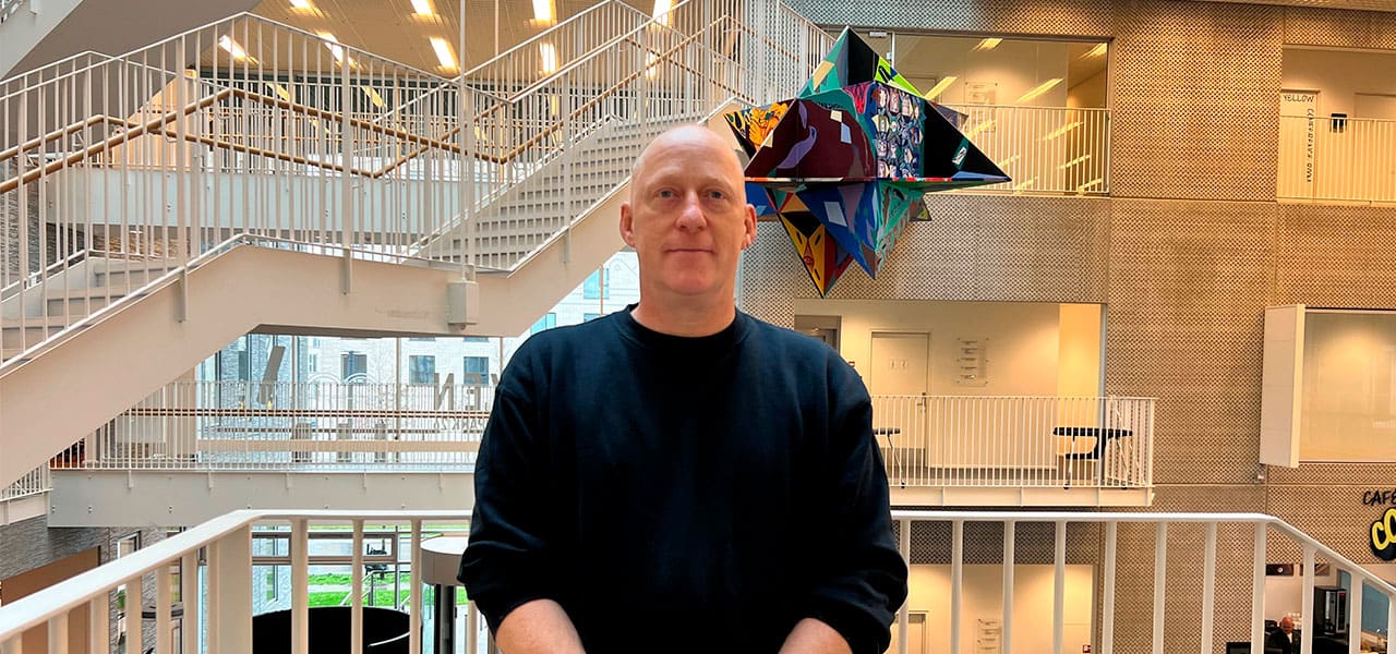 Lars fra Teknisk Service i Syddanske Forskerparker