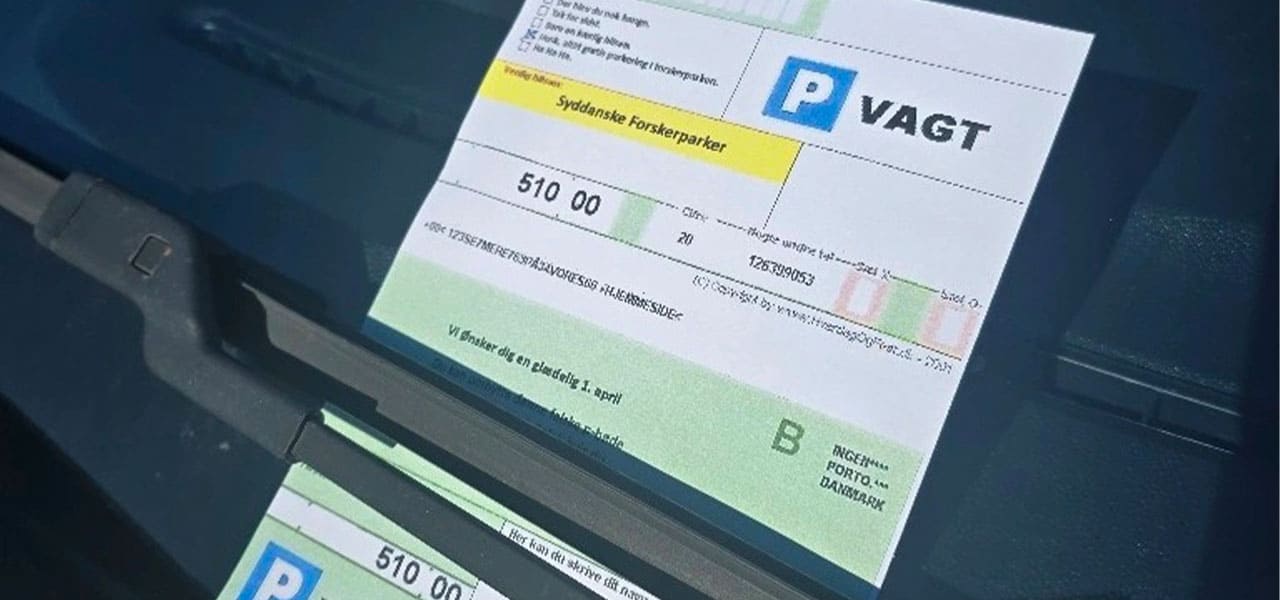 P-Bøde til 1. april i Forskerparken